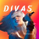 Portada de la playlist DIVAS con las mejores voces femeninas.